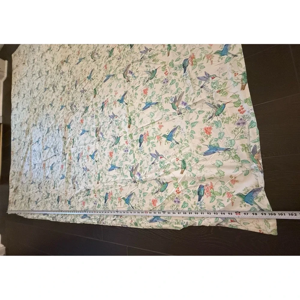 Cuddledown Hummingbird Duvet Cover King Keely Garden‎ EUC Floral RETIRED Birds
